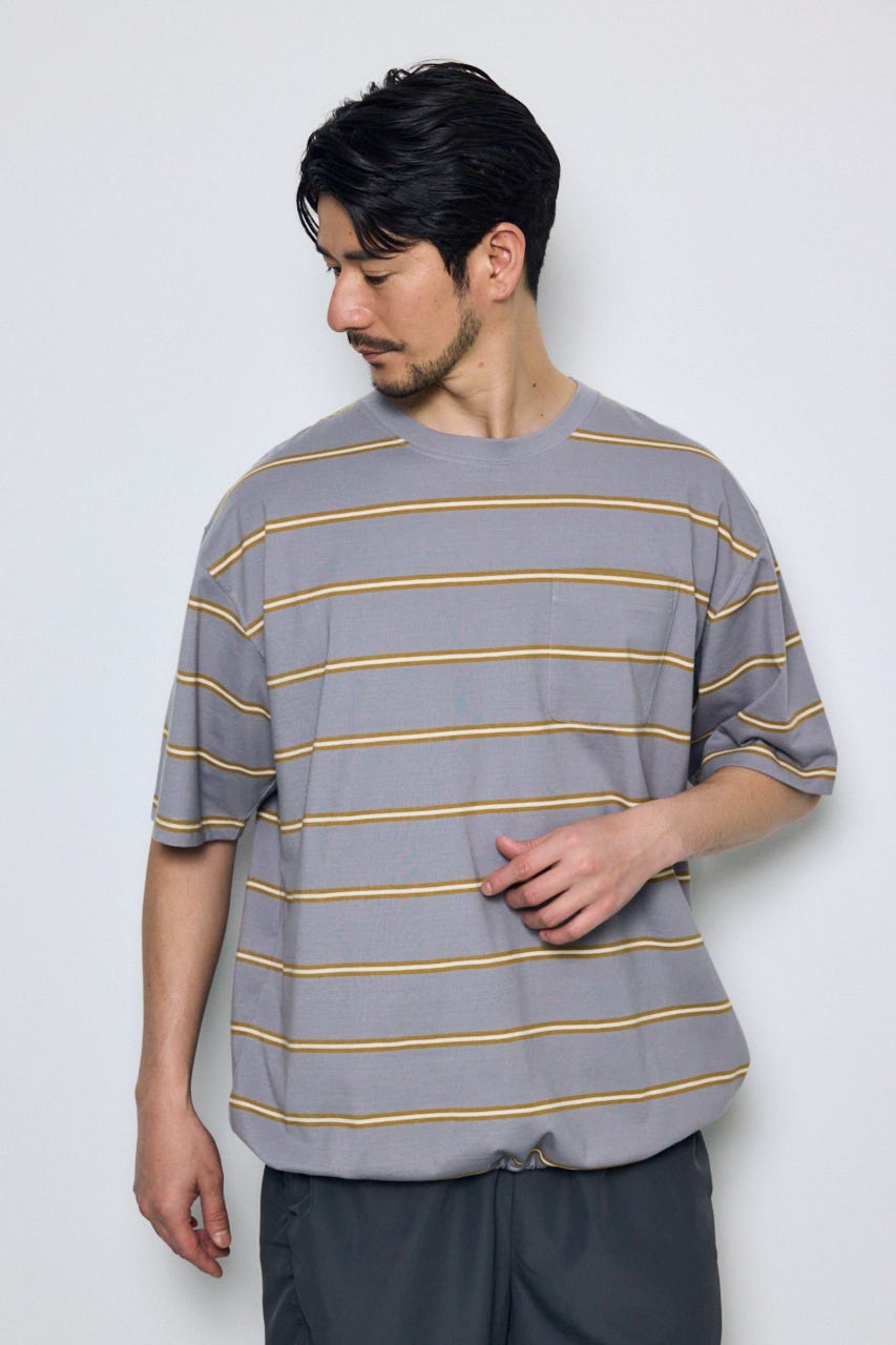 SHELTECH Light ポケット付きTシャツ 柄YEL M