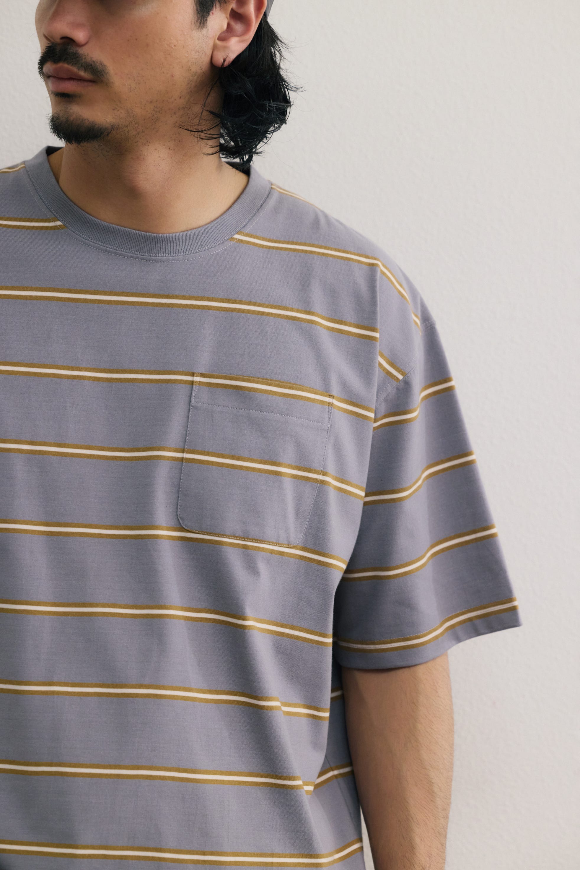 SHELTECH Light ポケット付きTシャツ 柄YEL M