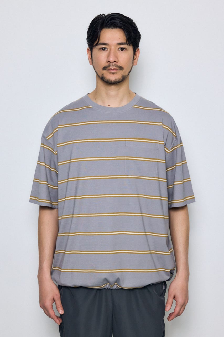 SHELTECH Light ポケット付きTシャツ 柄YEL M