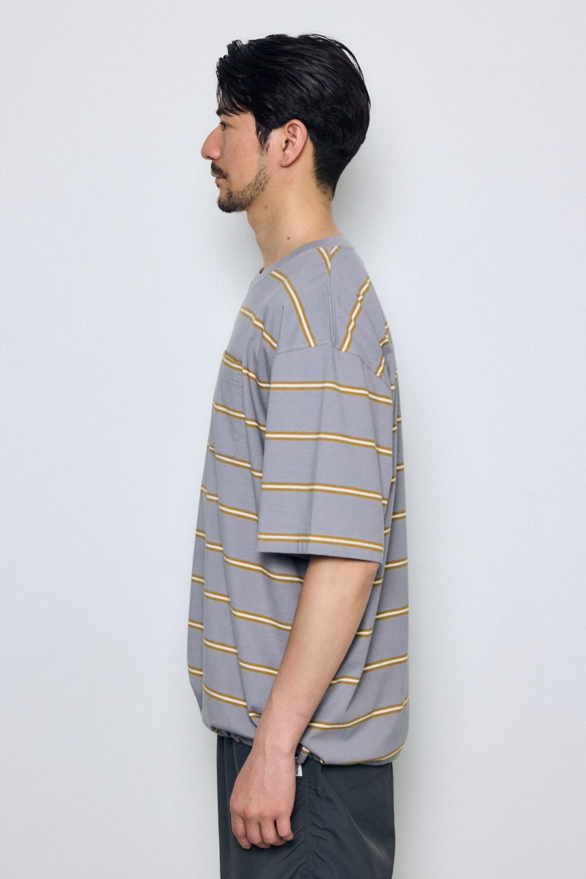 SHELTECH Light ポケット付きTシャツ 柄YEL M