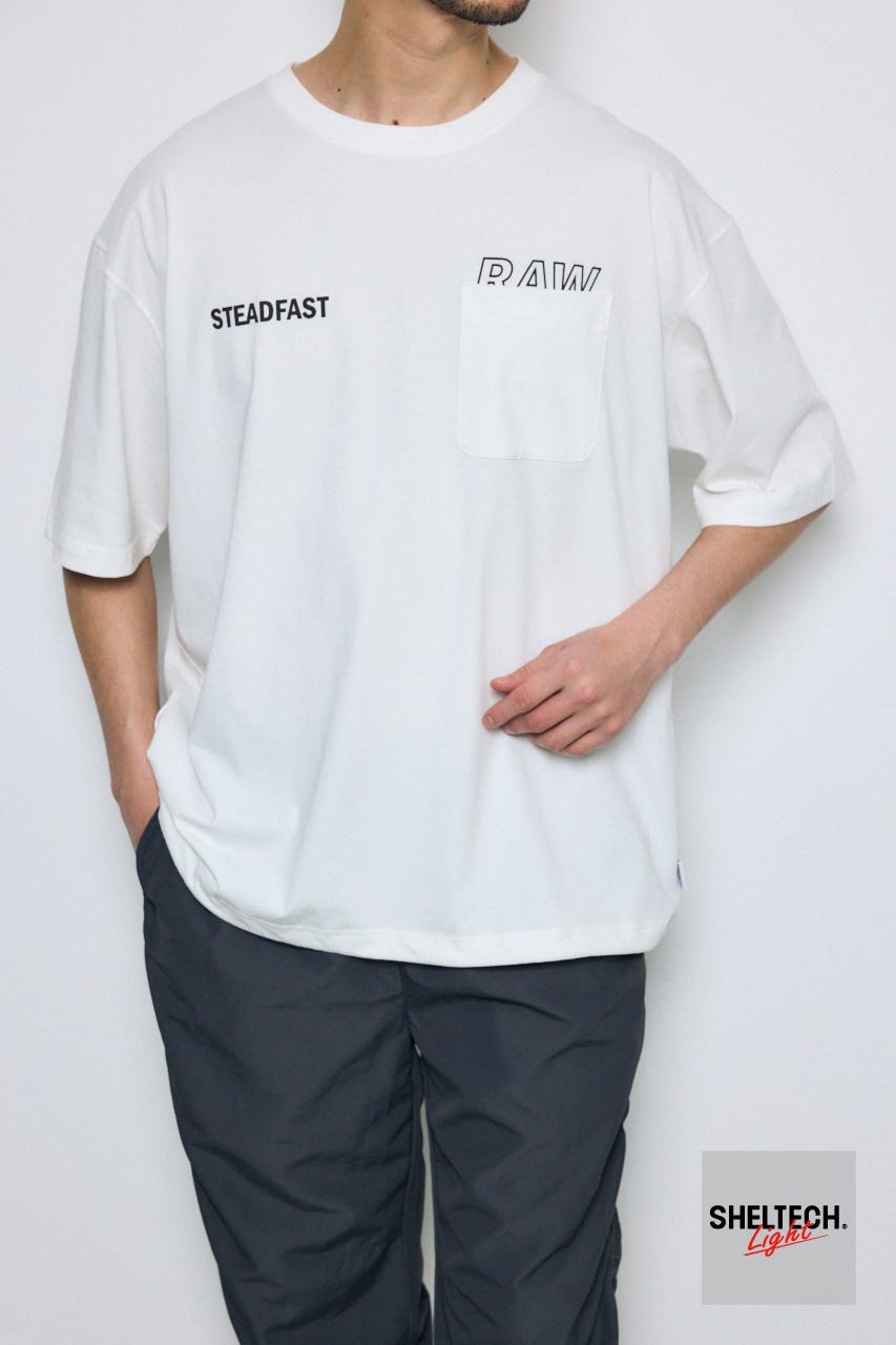 SHELTECH Light ポケット付きTシャツ WHT S