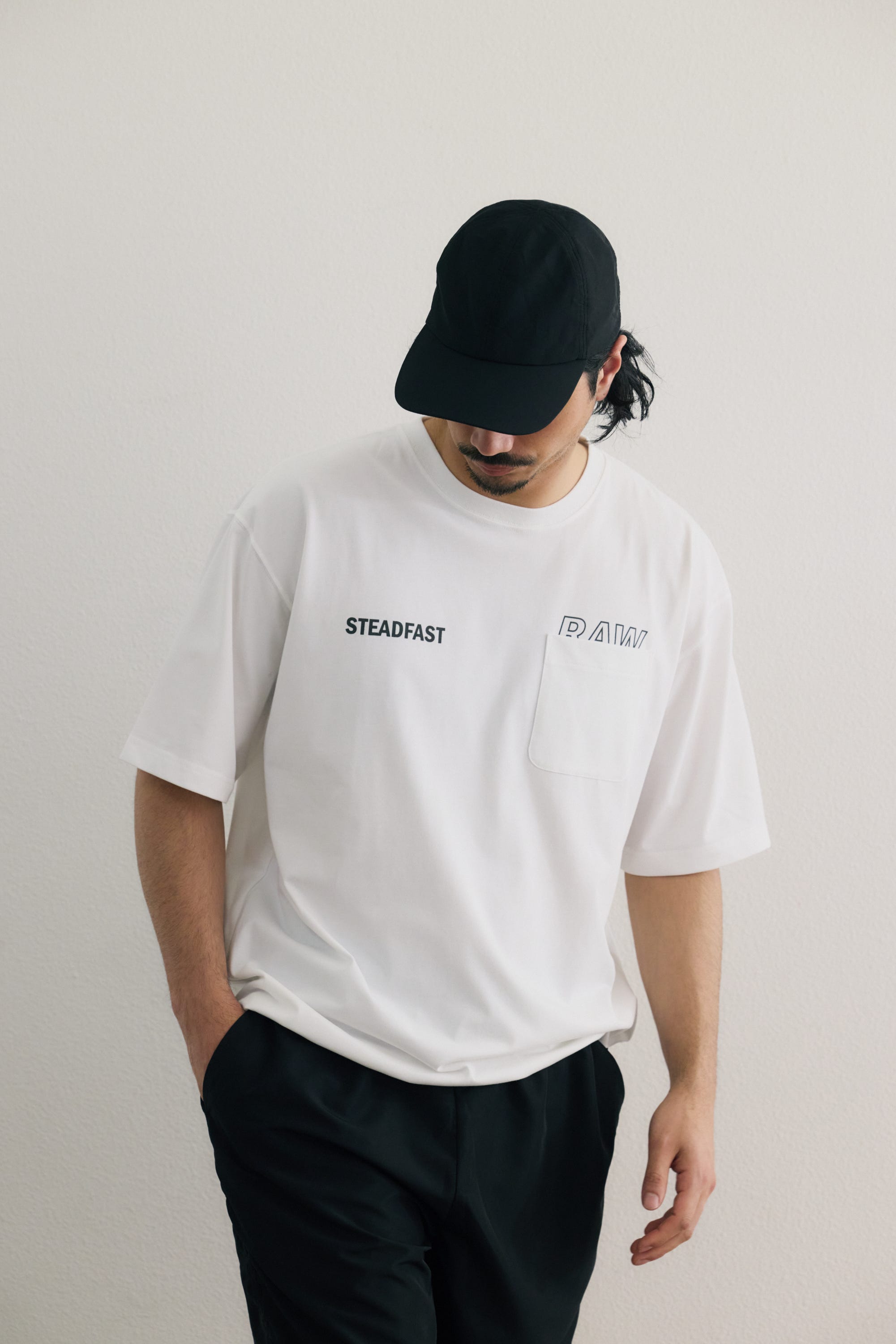 SHELTECH Light ポケット付きTシャツ WHT S