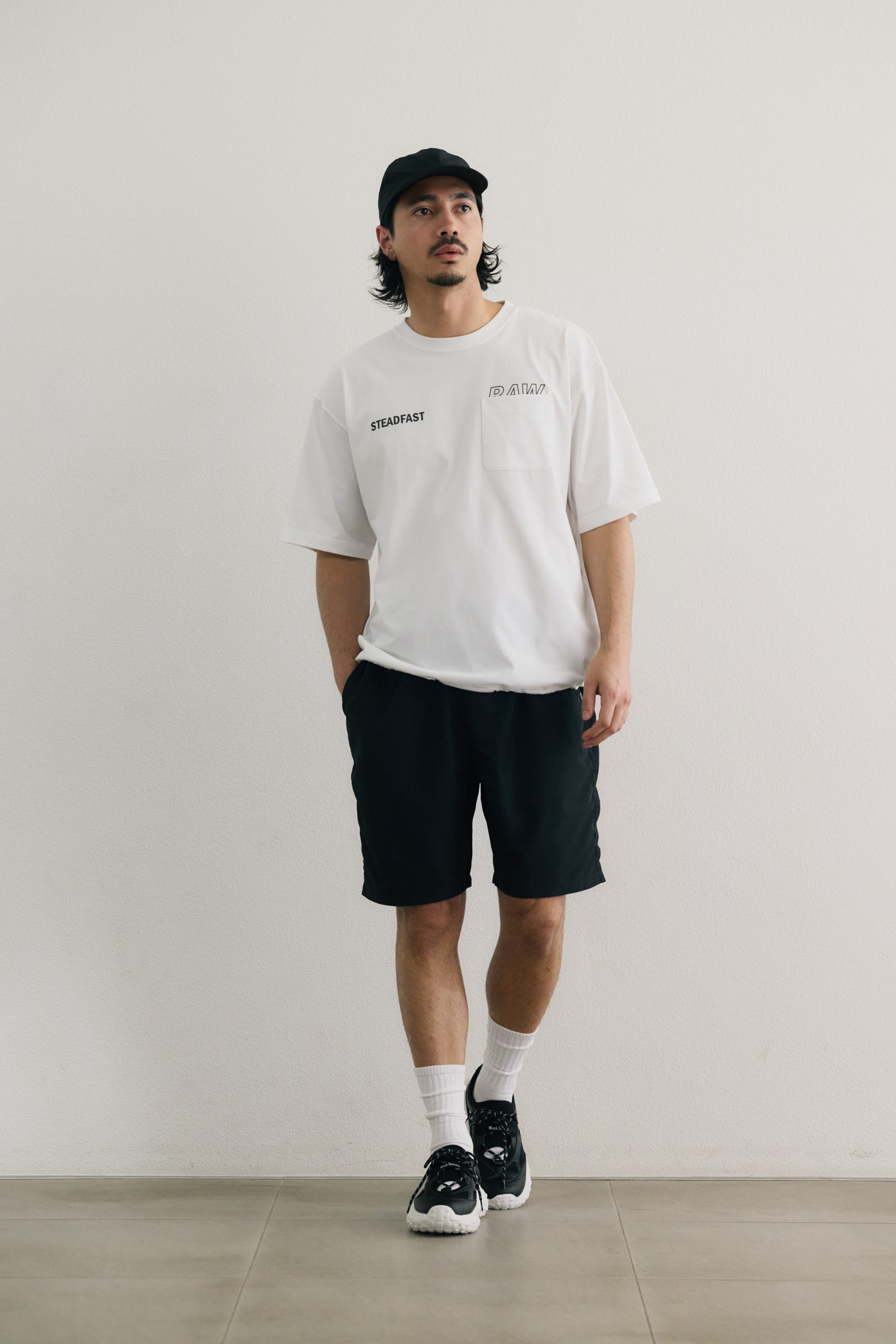 SHELTECH Light ポケット付きTシャツ WHT S