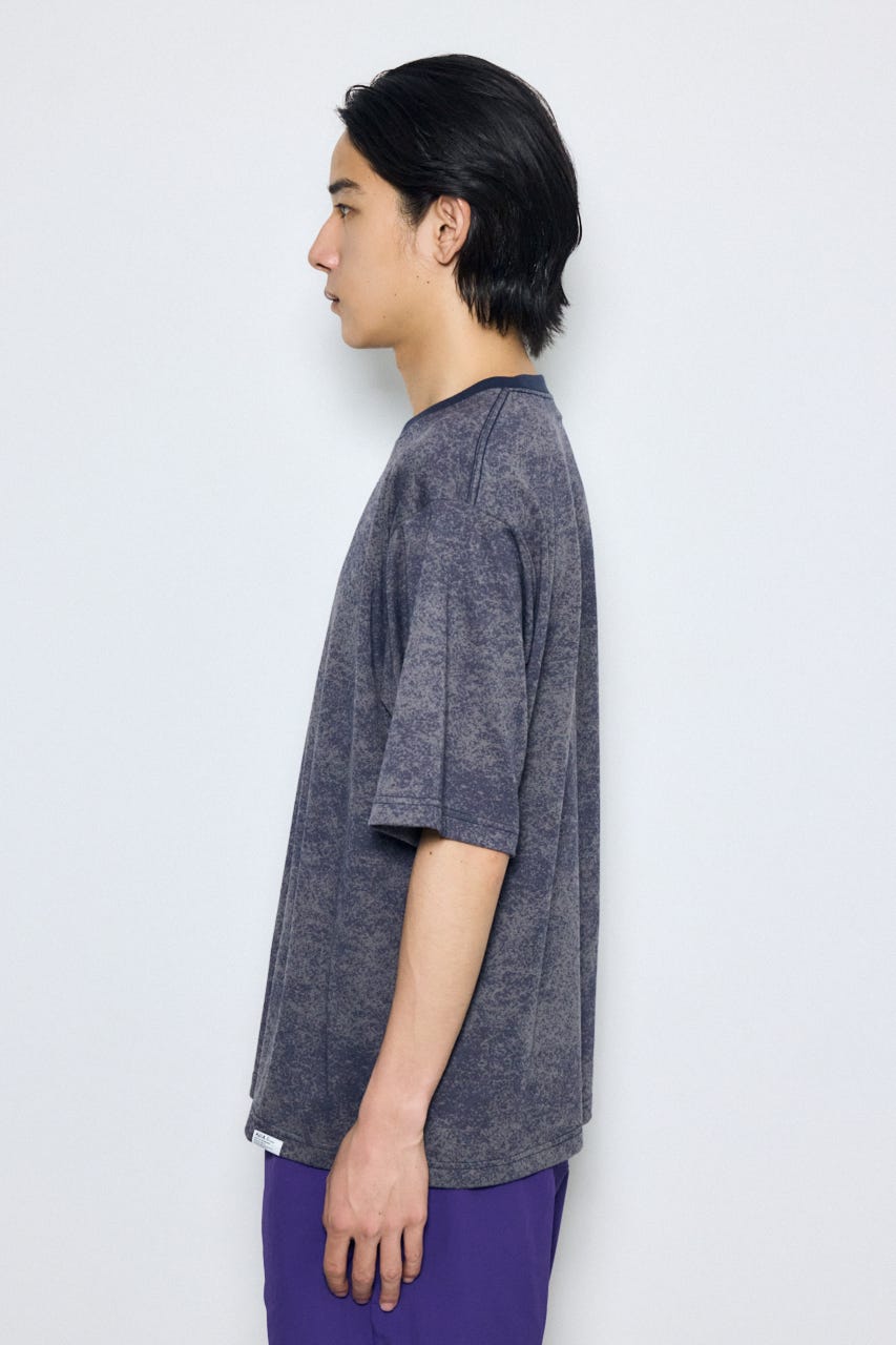 総柄半袖TEE 柄NVY L