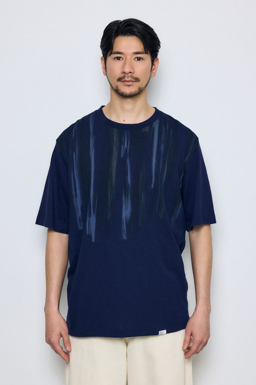 ランダムペイントトップス 柄NVY L