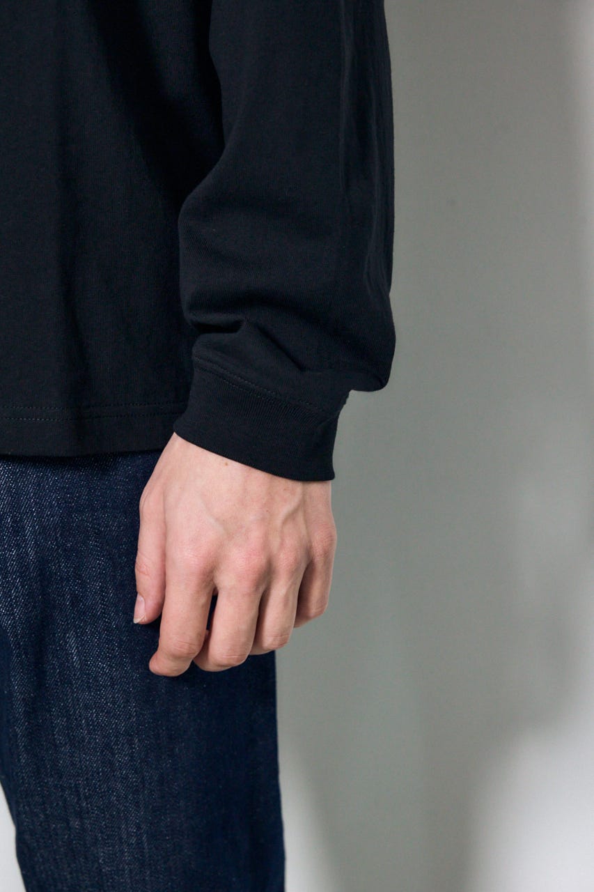 FOREST グラフィック長袖Tシャツ BLK M