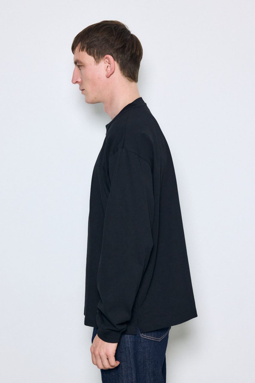 FOREST グラフィック長袖Tシャツ BLK M