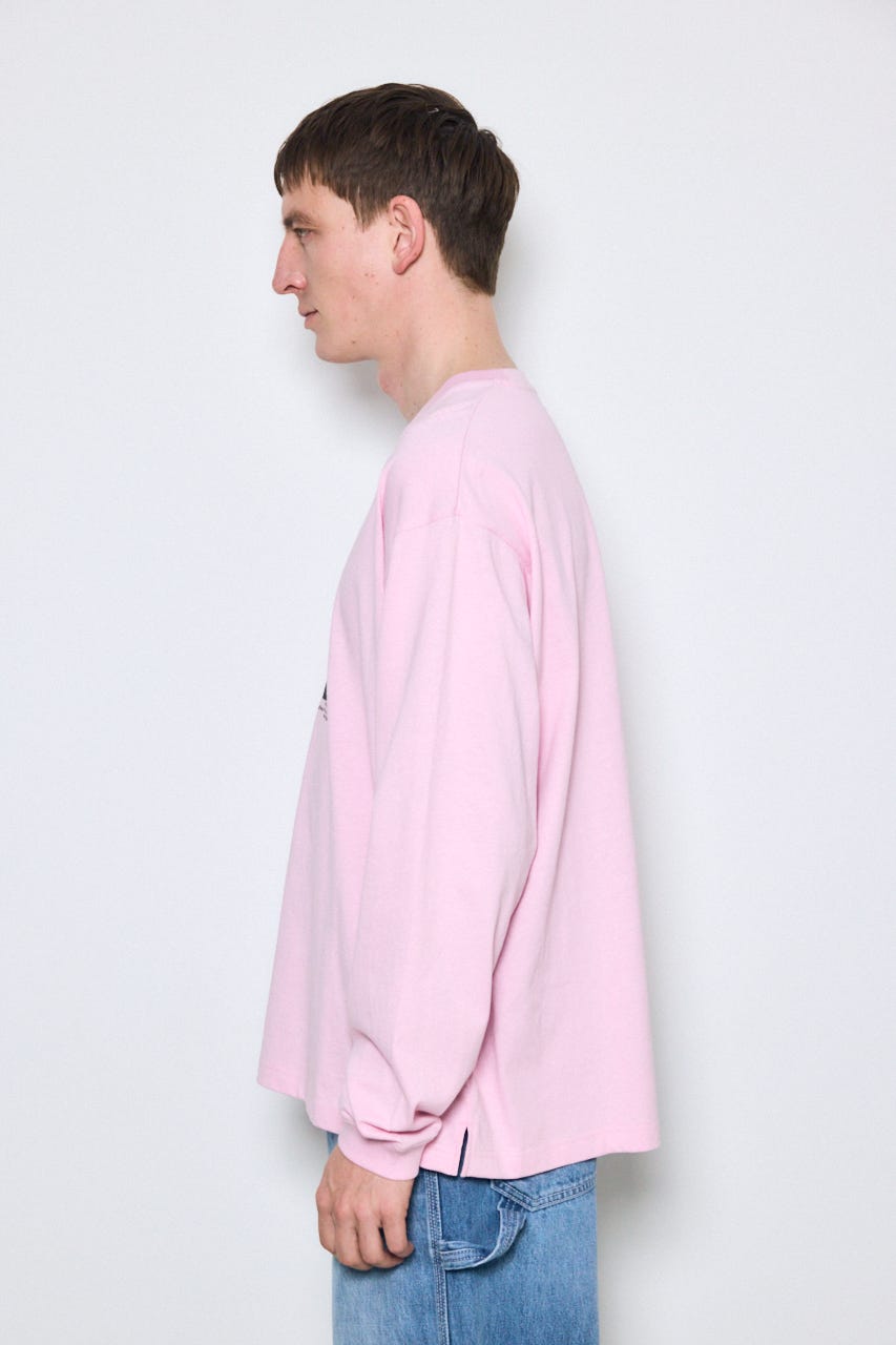 FOREST グラフィック長袖Tシャツ L/PNK L