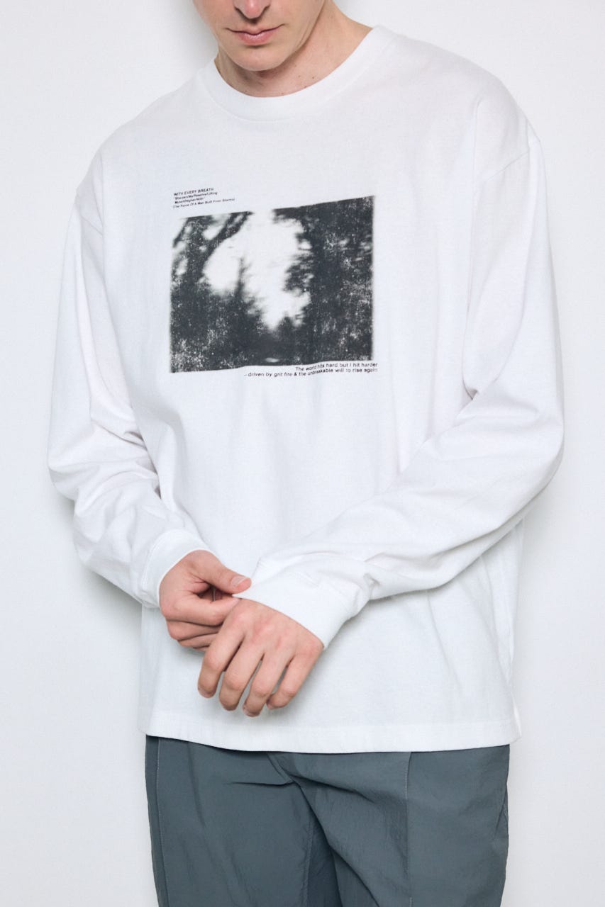 AZUL BY MOUSSY | FOREST グラフィック長袖Tシャツ (Tシャツ