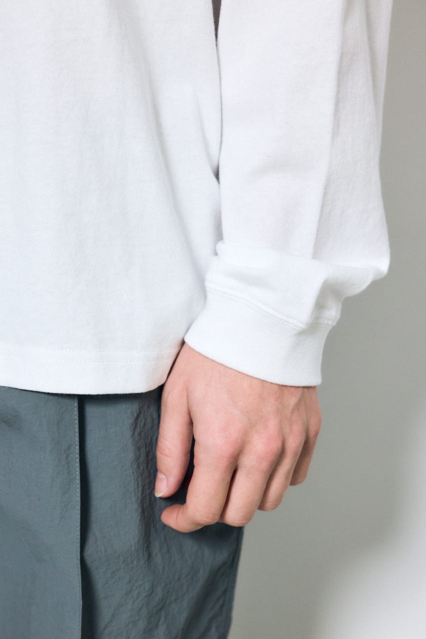 FOREST グラフィック長袖Tシャツ WHT M