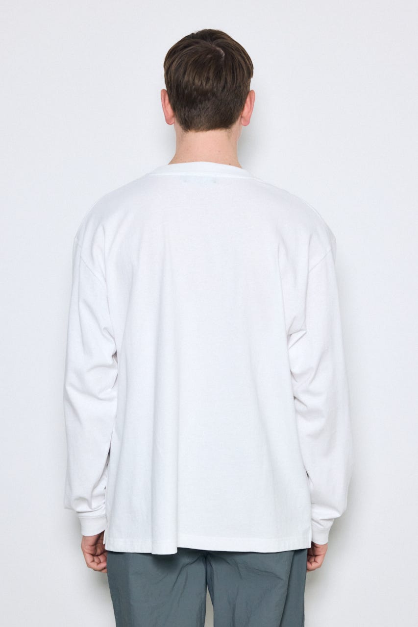 FOREST グラフィック長袖Tシャツ WHT M