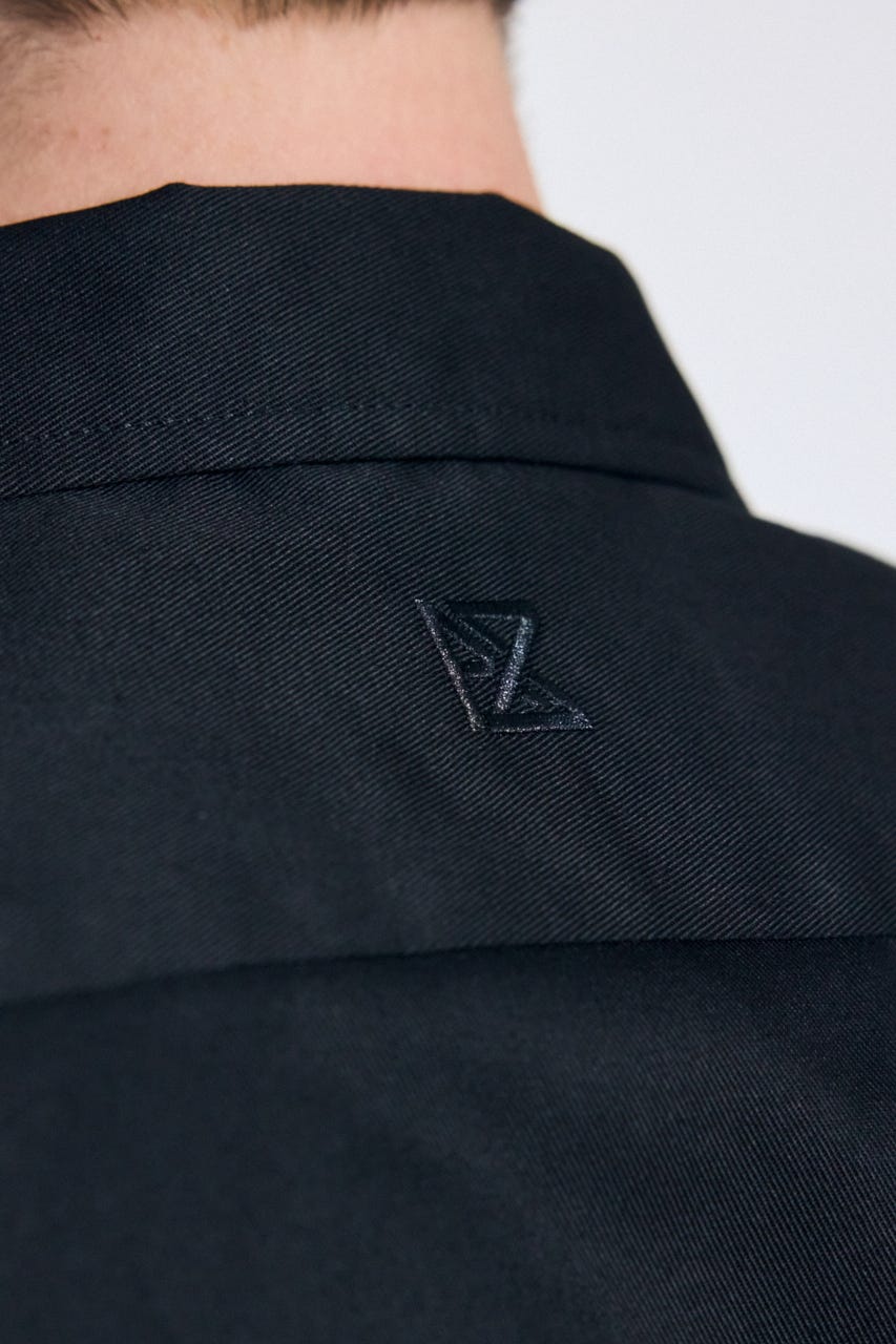 【Dickies（R）×AZUL】半袖ワークシャツ BLK L