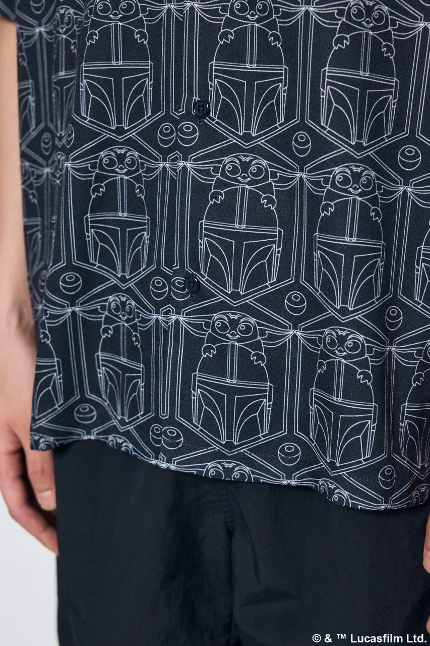 【STAR WARS / AZUL】アロハシャツ BLK FREE