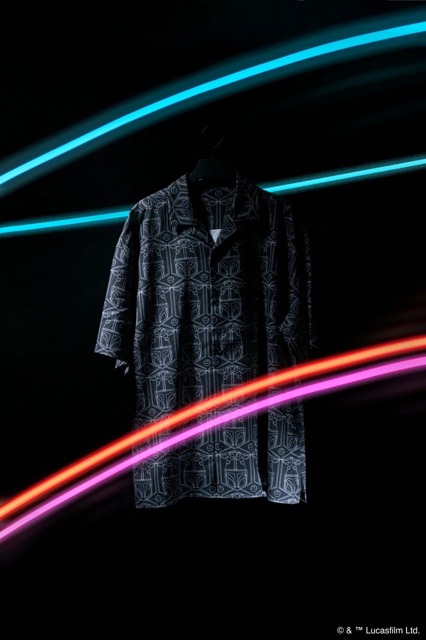 【STAR WARS / AZUL】アロハシャツ BLK FREE