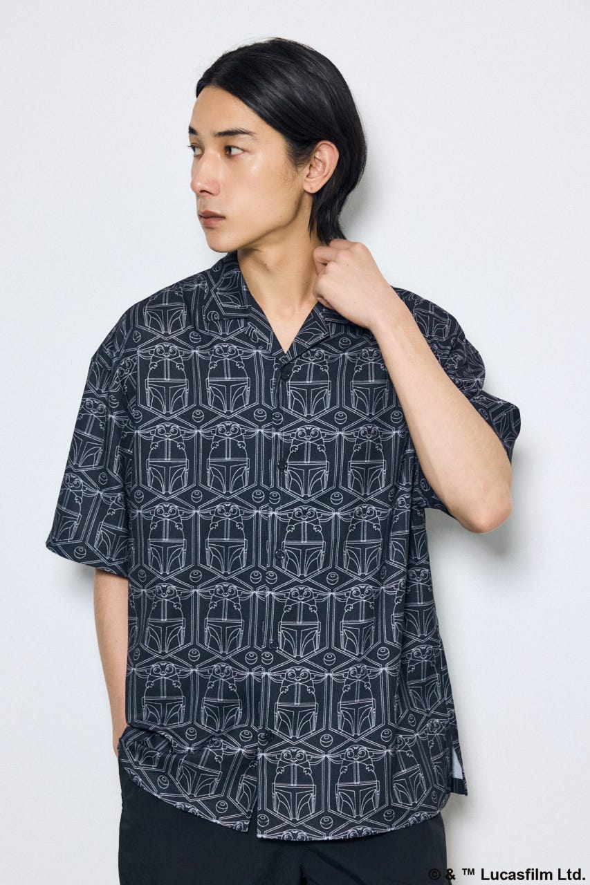 【STAR WARS / AZUL】アロハシャツ BLK FREE