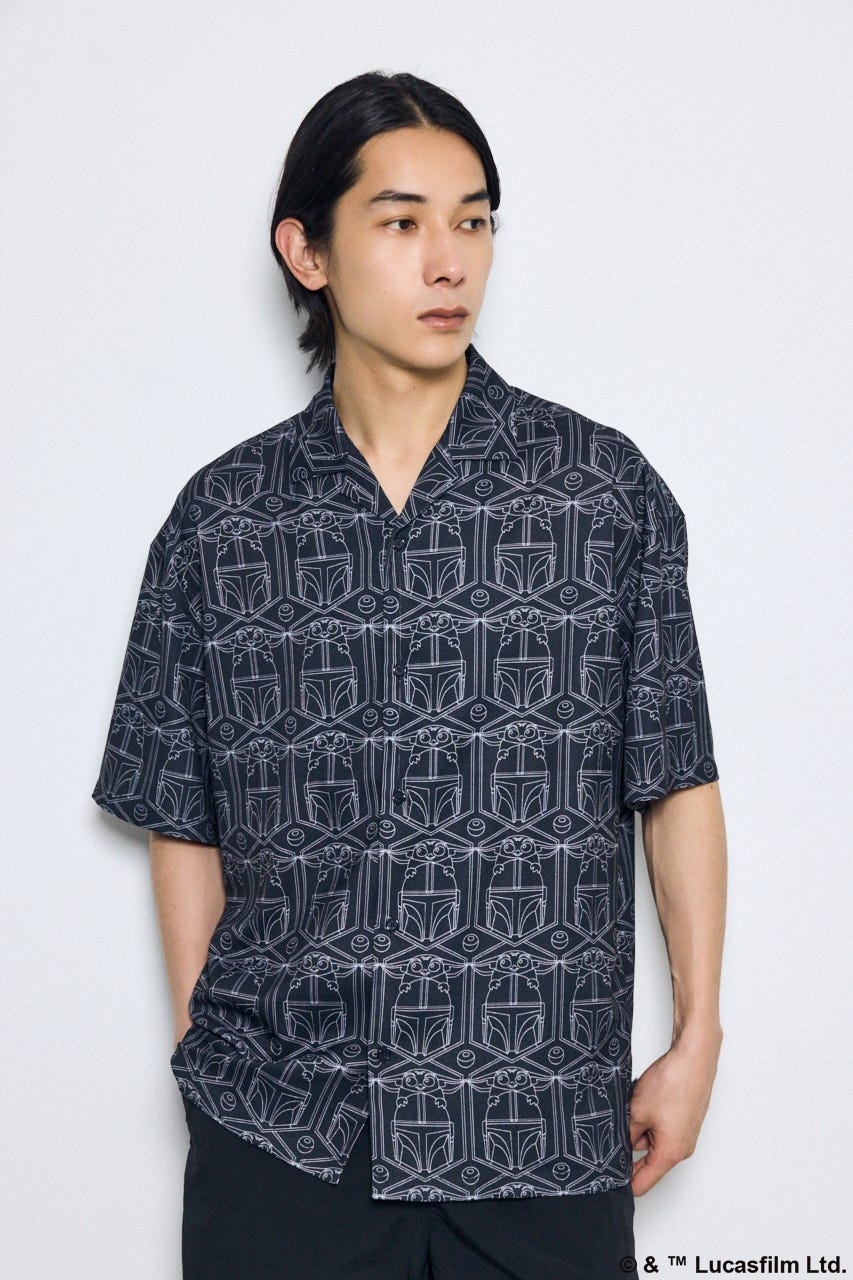 【STAR WARS / AZUL】アロハシャツ BLK FREE