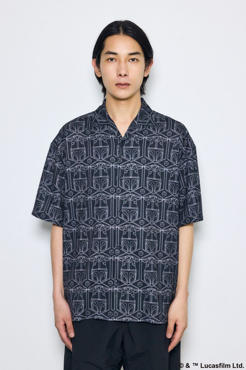 【STAR WARS / AZUL】アロハシャツ BLK FREE