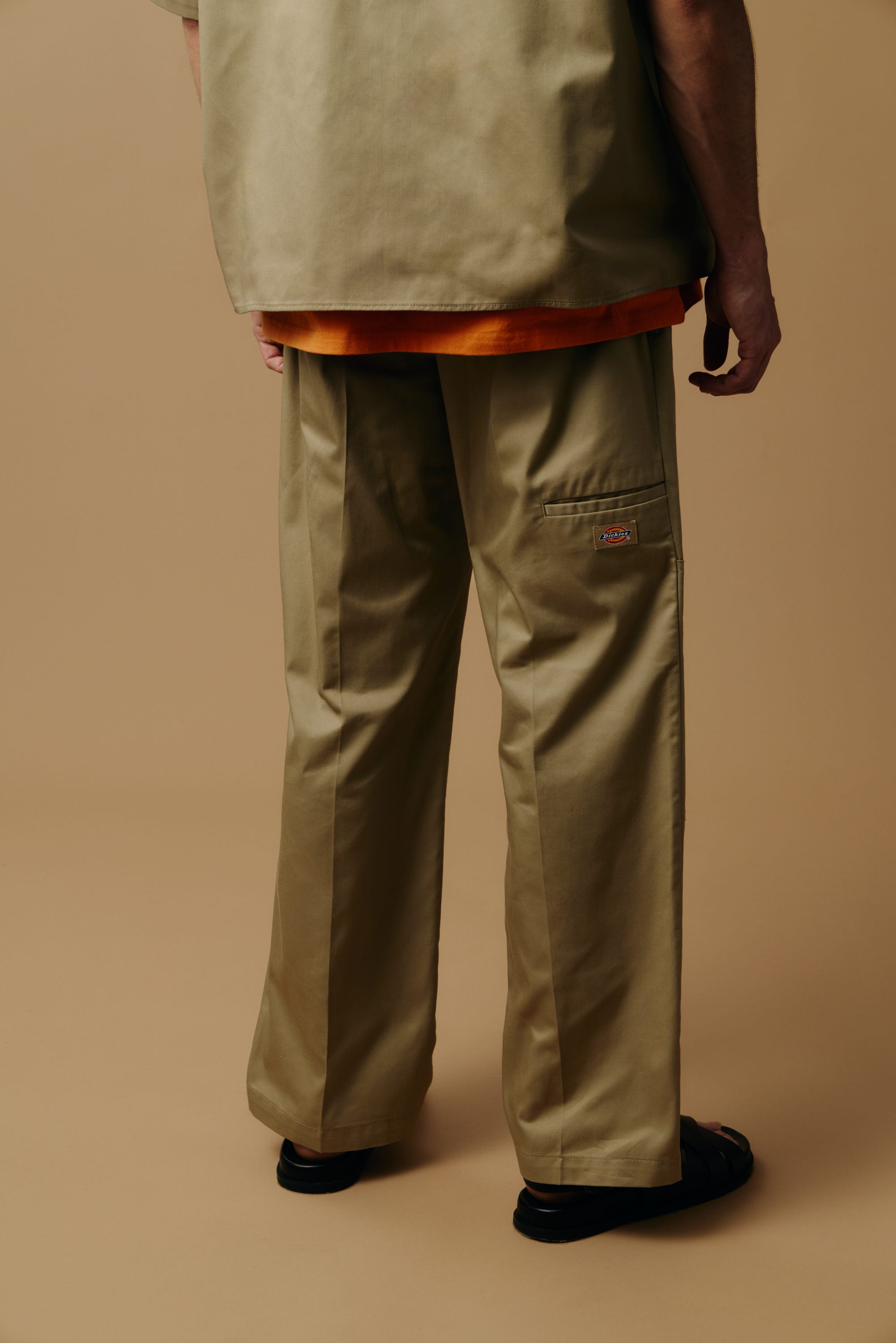 【Dickies(R)×AZUL】フルレングスパンツ BEG L