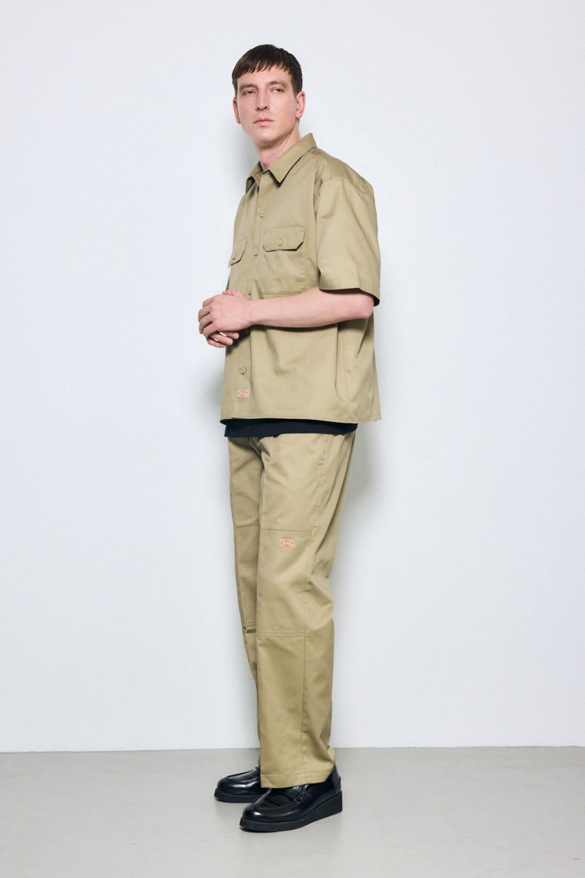【Dickies(R)×AZUL】フルレングスパンツ BEG L