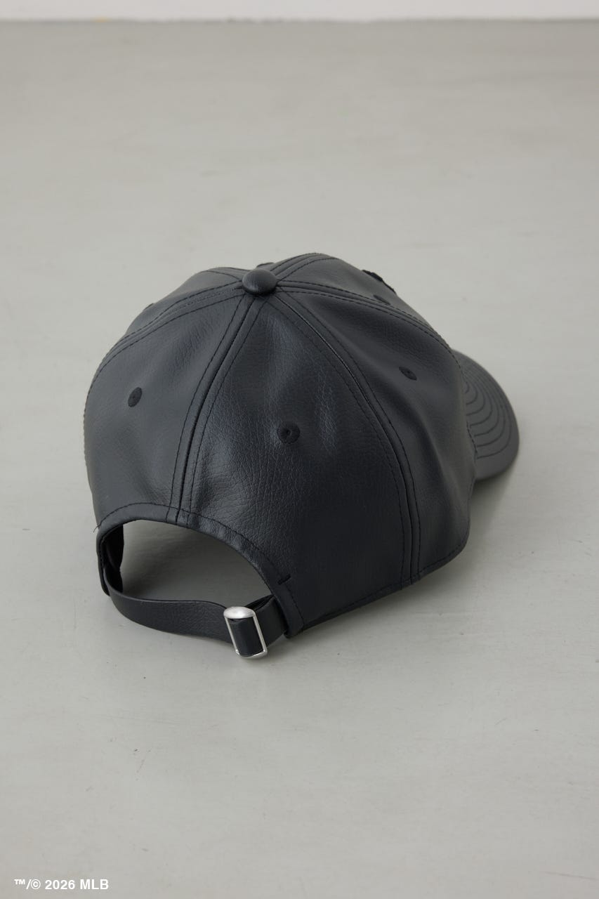 【NEW ERA×AZUL MLB】合皮キャップ BLK FREE