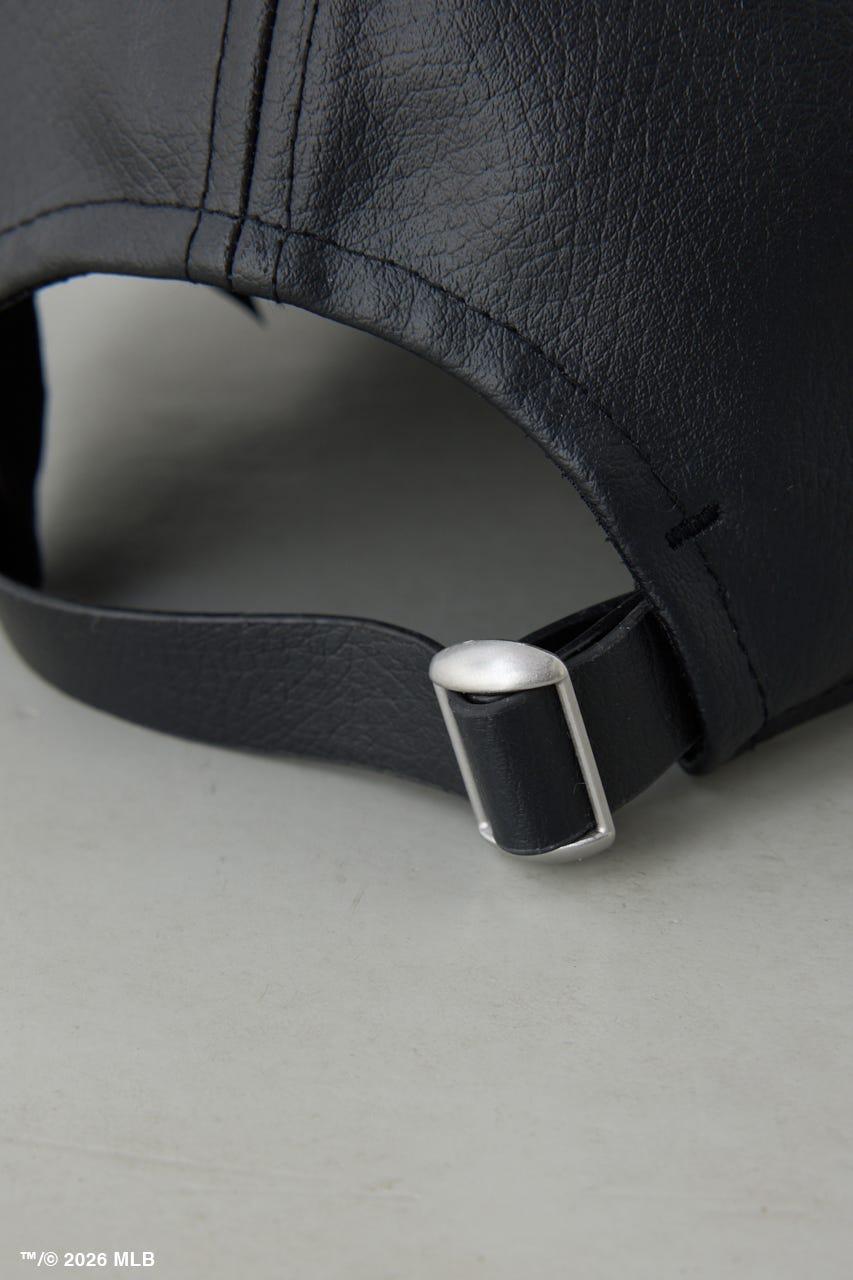 【NEW ERA×AZUL MLB】合皮キャップ BLK FREE