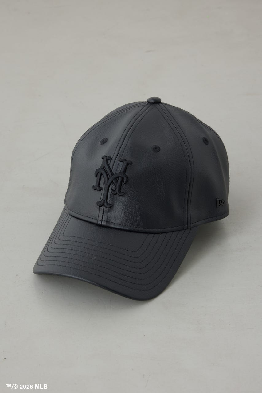 【NEW ERA×AZUL MLB】合皮キャップ BLK FREE