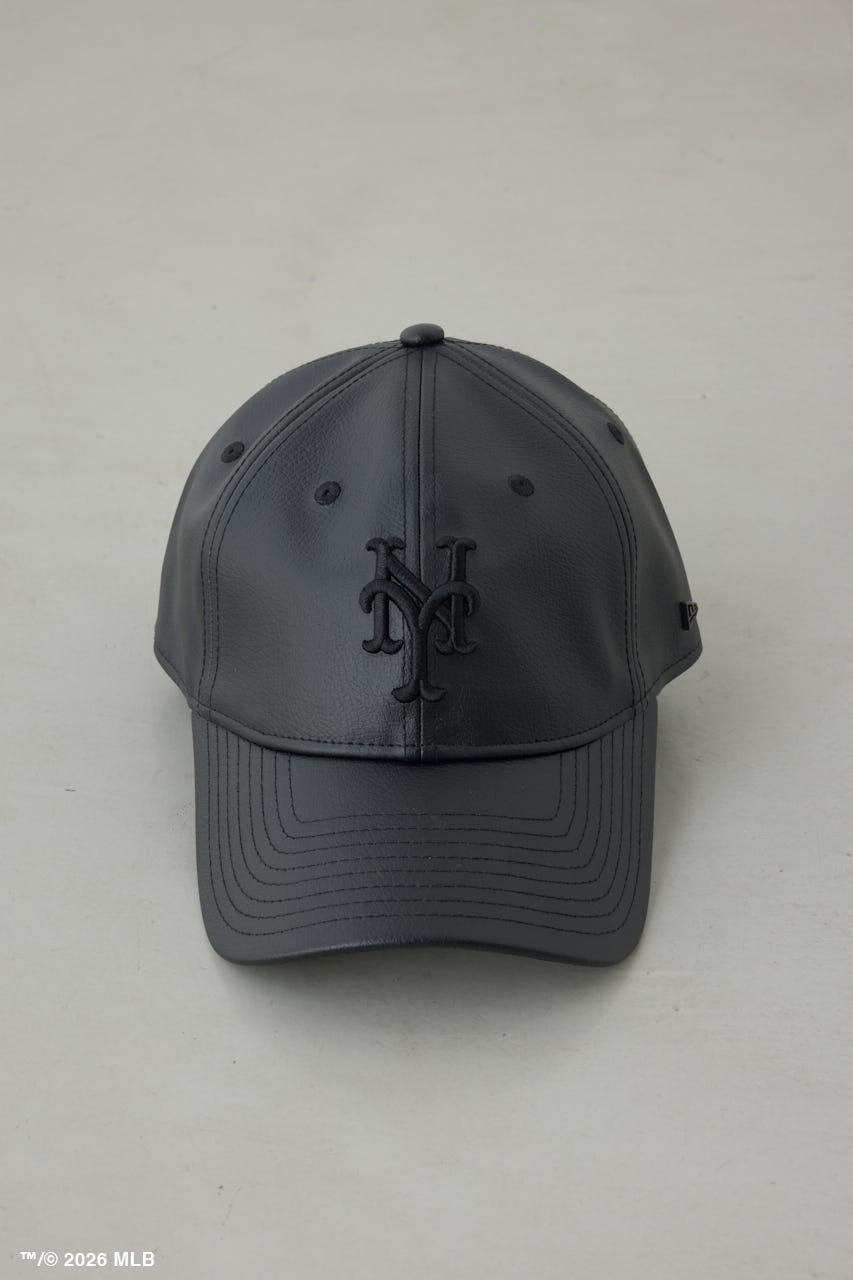 【NEW ERA×AZUL MLB】合皮キャップ BLK FREE