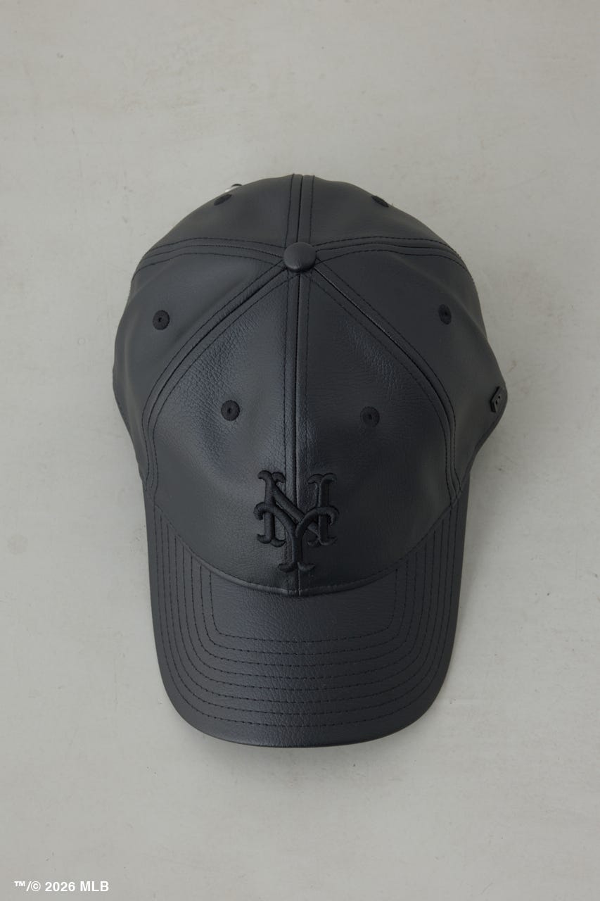 【NEW ERA×AZUL MLB】合皮キャップ BLK FREE