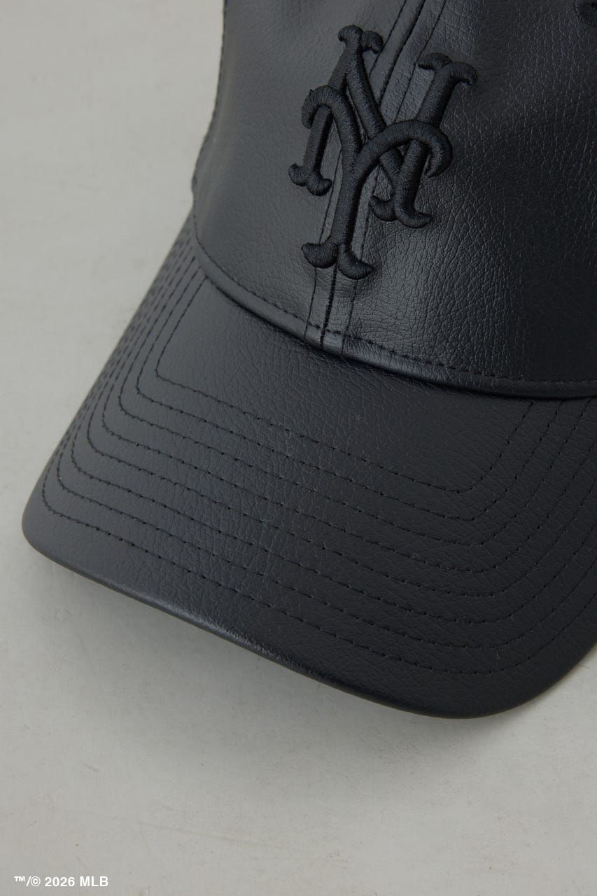 【NEW ERA×AZUL MLB】合皮キャップ BLK FREE