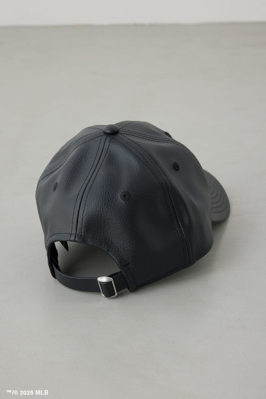 【NEW ERA×AZUL MLB】合皮キャップ M/BLK FREE