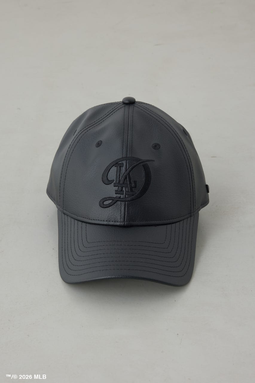 【NEW ERA×AZUL MLB】合皮キャップ M/BLK FREE