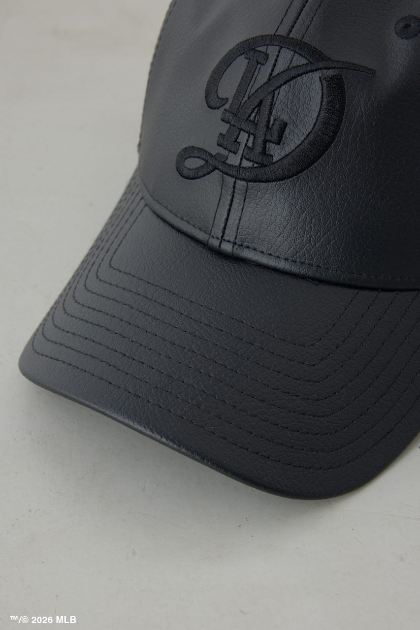 【NEW ERA×AZUL MLB】合皮キャップ M/BLK FREE