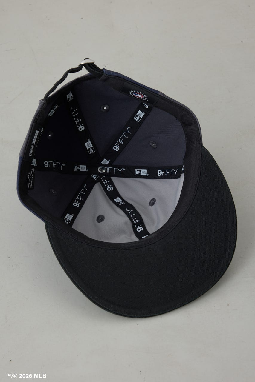 【NEW ERA×AZUL MLB】切替キャップ NVY FREE