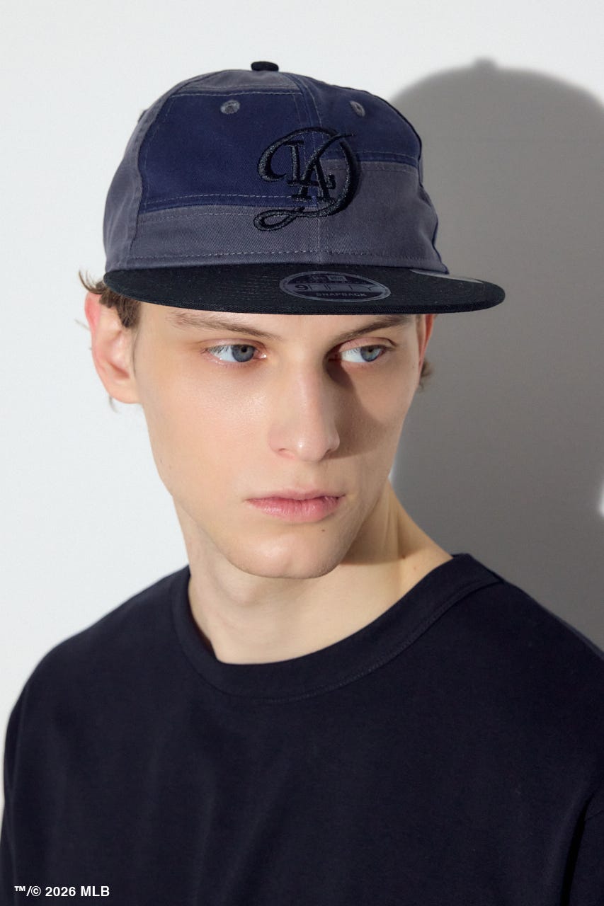 【NEW ERA×AZUL MLB】切替キャップ NVY FREE