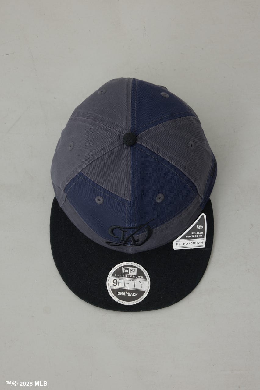 【NEW ERA×AZUL MLB】切替キャップ NVY FREE