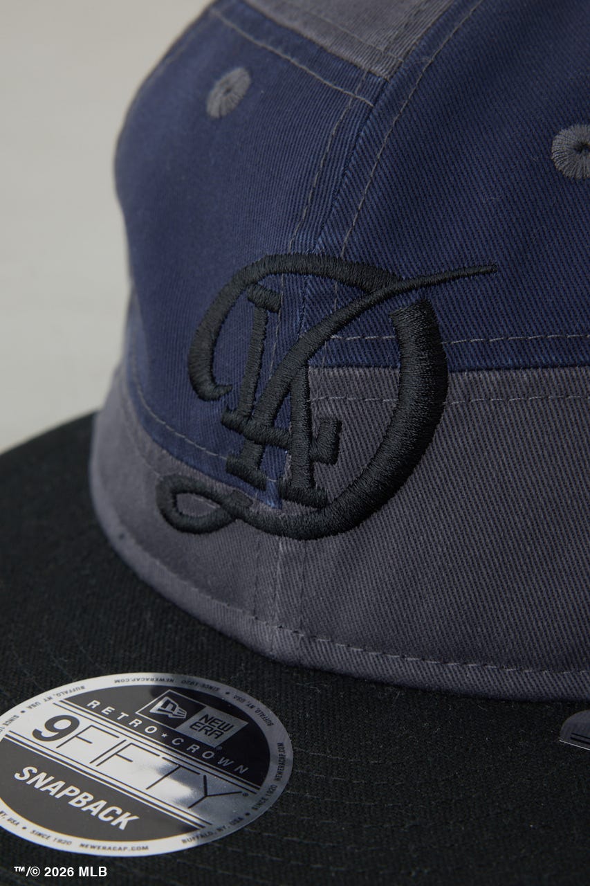 【NEW ERA×AZUL MLB】切替キャップ NVY FREE