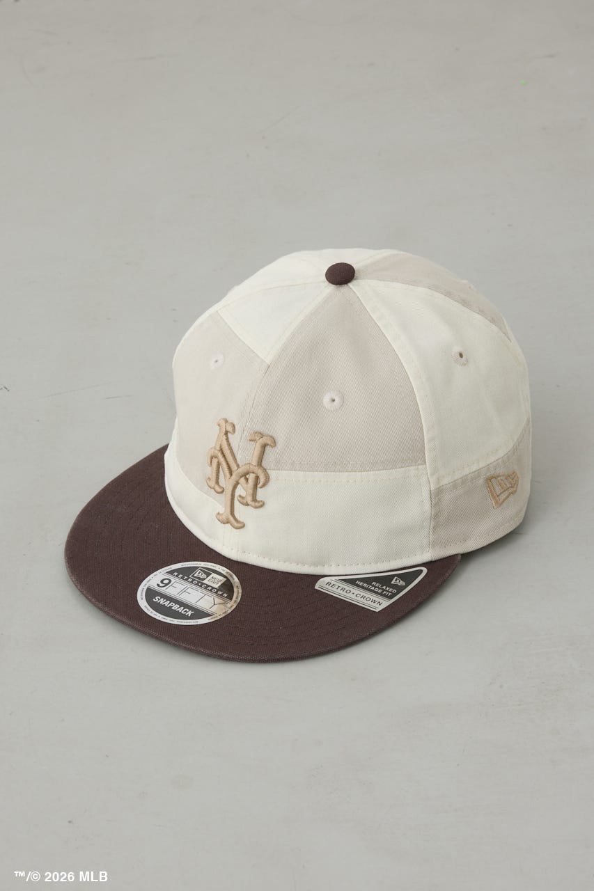 【NEW ERA×AZUL MLB】切替キャップ WHT FREE