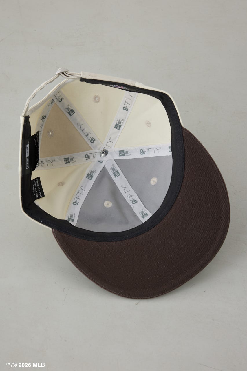 【NEW ERA×AZUL MLB】切替キャップ WHT FREE