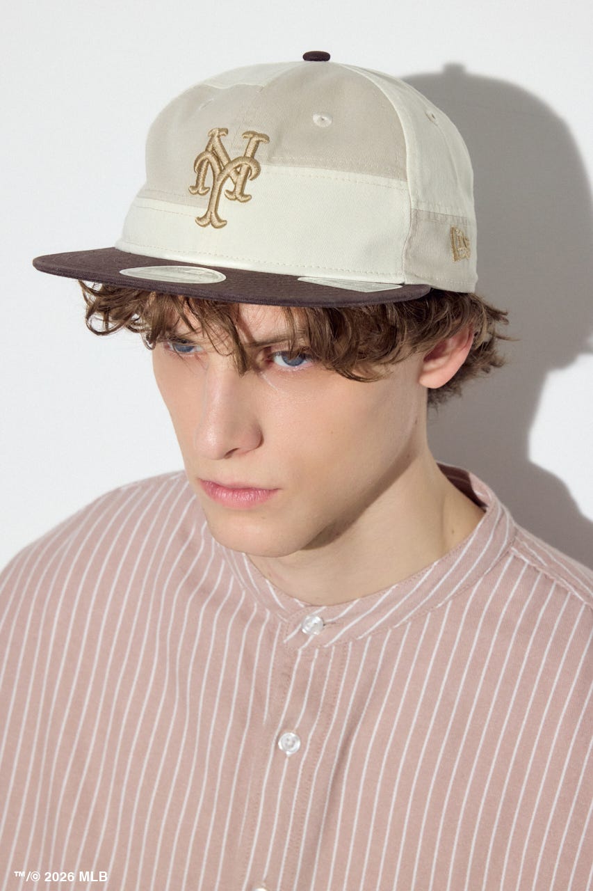 【NEW ERA×AZUL MLB】切替キャップ WHT FREE