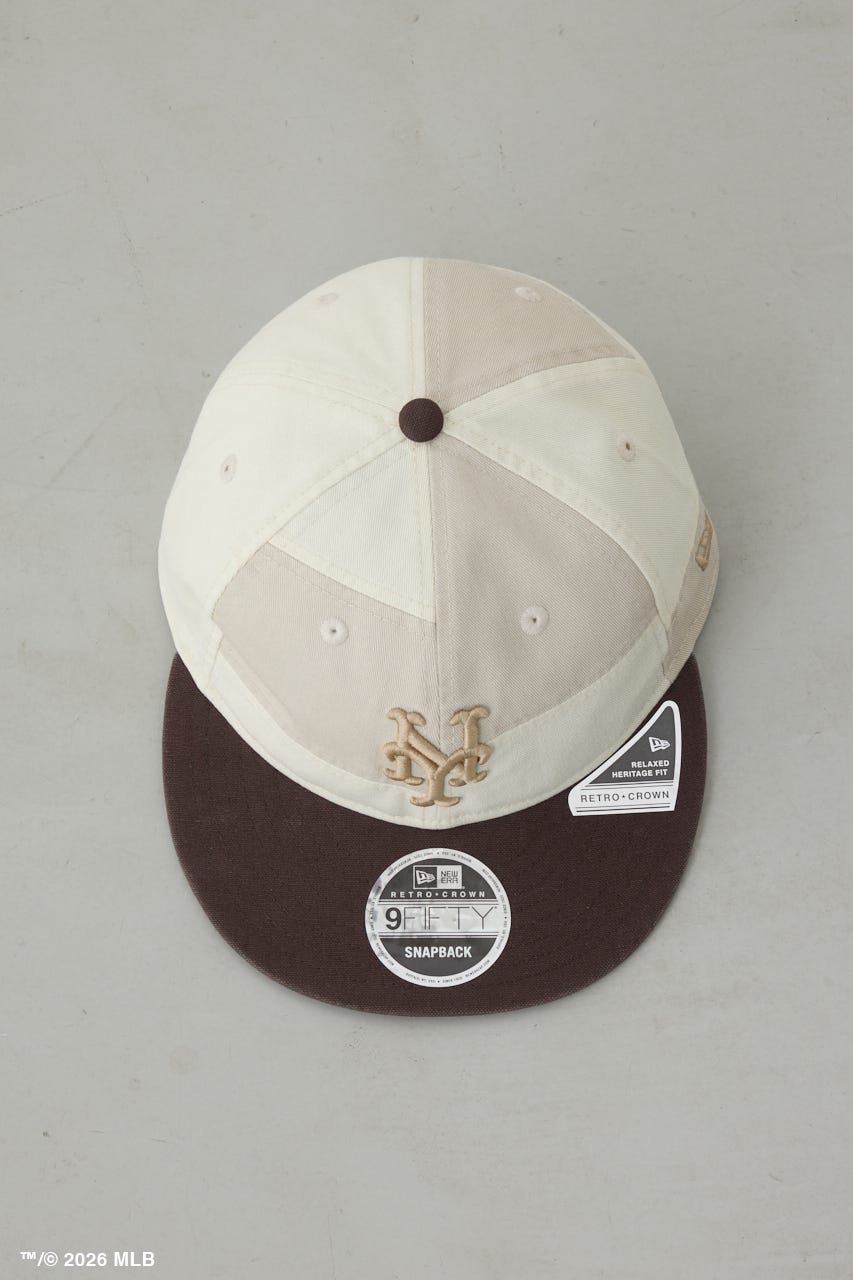 【NEW ERA×AZUL MLB】切替キャップ WHT FREE
