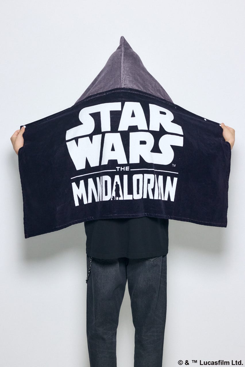 【STAR WARS / AZUL】フード付タオル BLK FREE