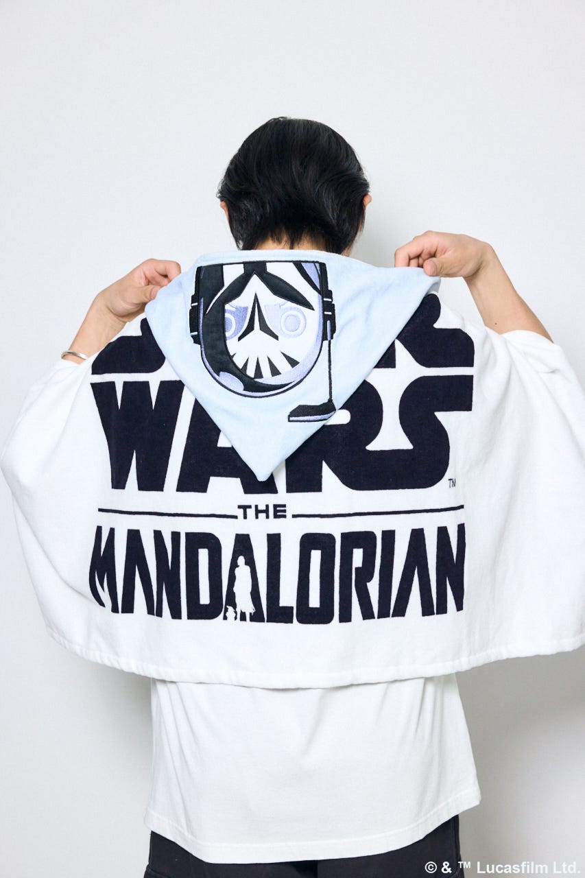 【STAR WARS / AZUL】フード付タオル WHT FREE