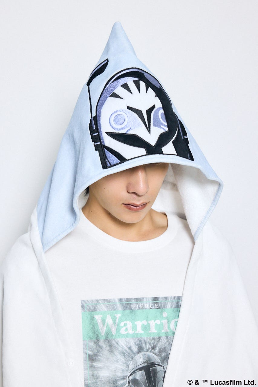【STAR WARS / AZUL】フード付タオル WHT FREE