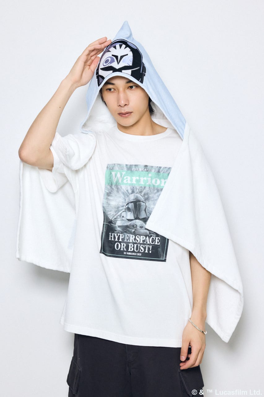 【STAR WARS / AZUL】フード付タオル WHT FREE