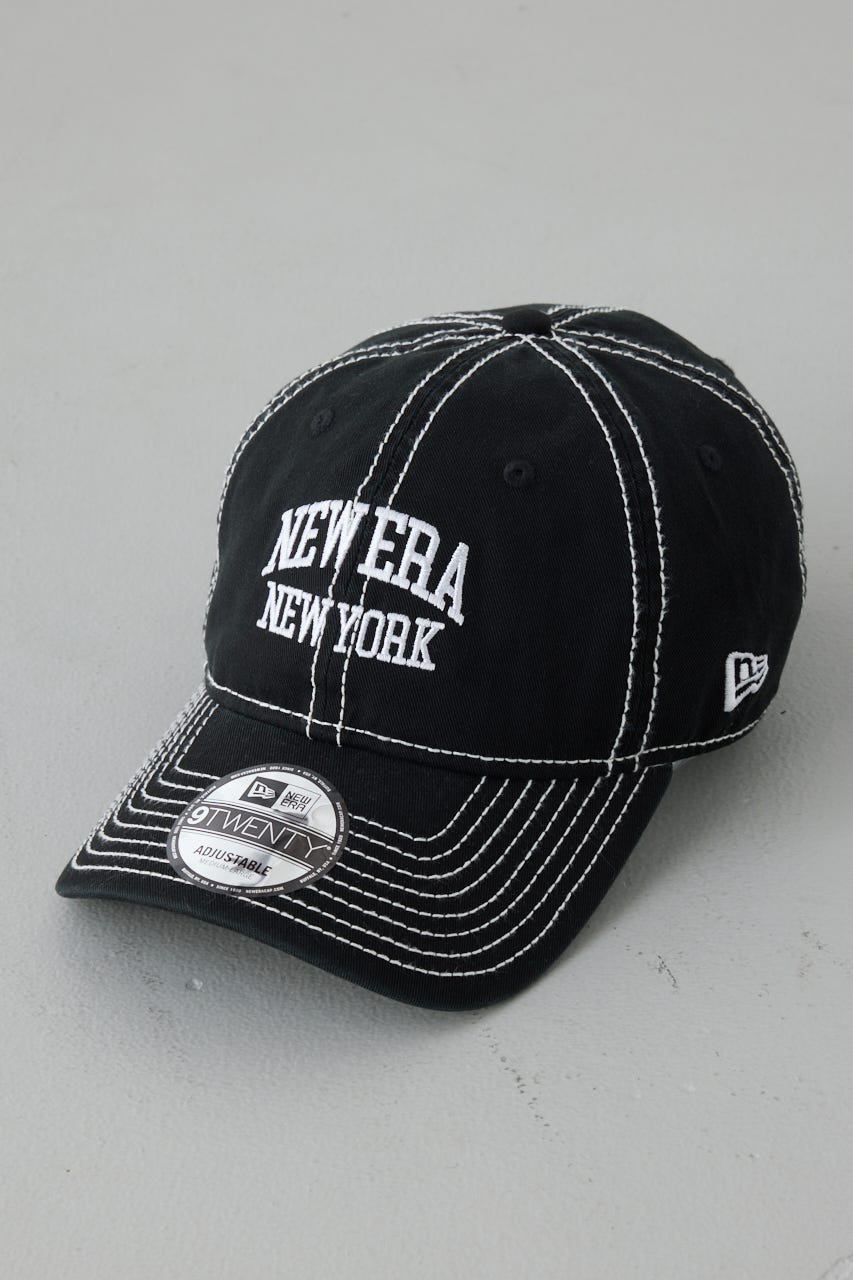 【NEW ERA×AZUL】配色ステッチキャップ BLK FREE