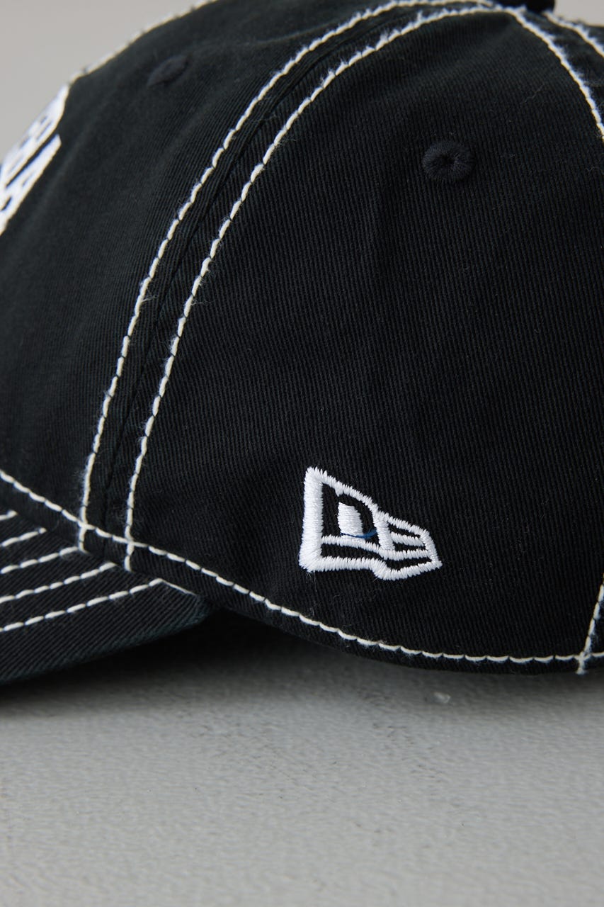 【NEW ERA×AZUL】配色ステッチキャップ BLK FREE