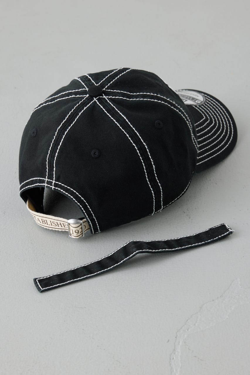 【NEW ERA×AZUL】配色ステッチキャップ BLK FREE