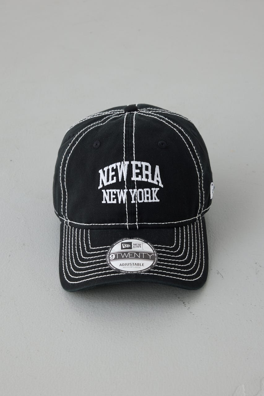 【NEW ERA×AZUL】配色ステッチキャップ BLK FREE