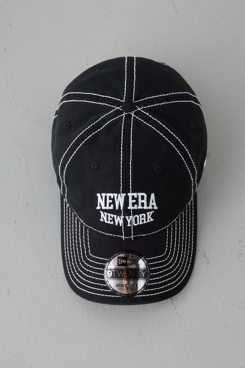 【NEW ERA×AZUL】配色ステッチキャップ BLK FREE