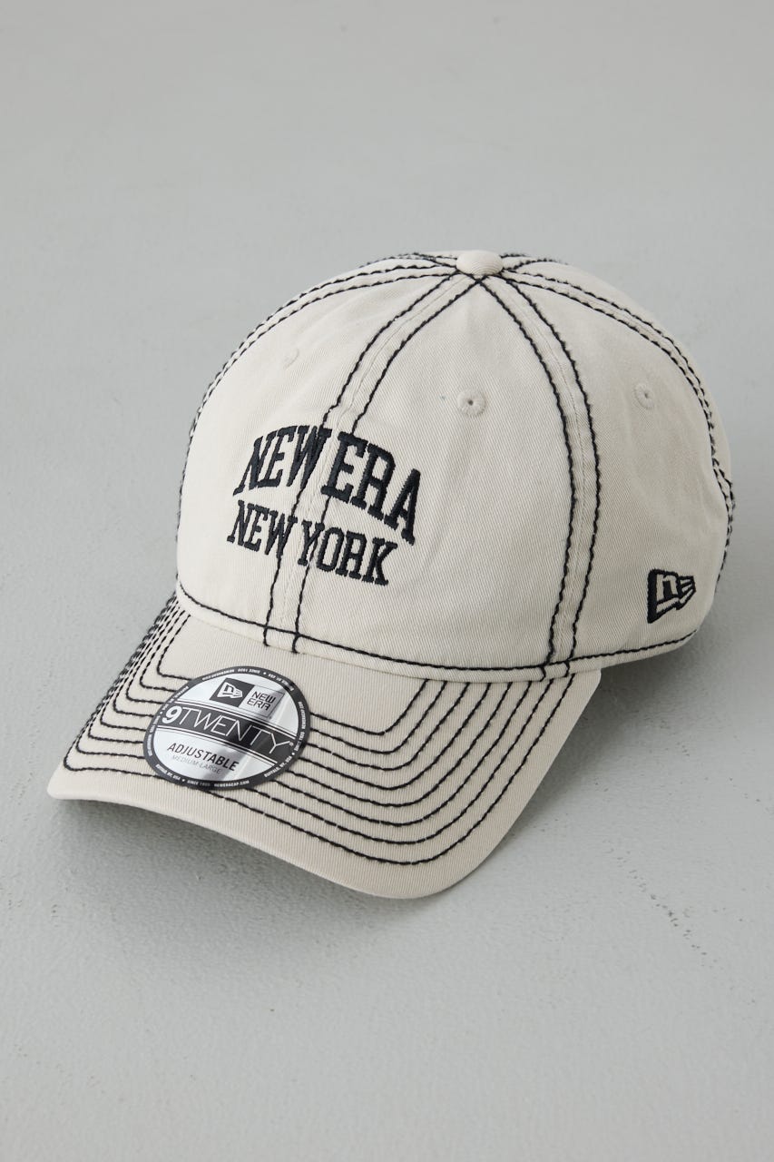 【NEW ERA×AZUL】配色ステッチキャップ WHT FREE